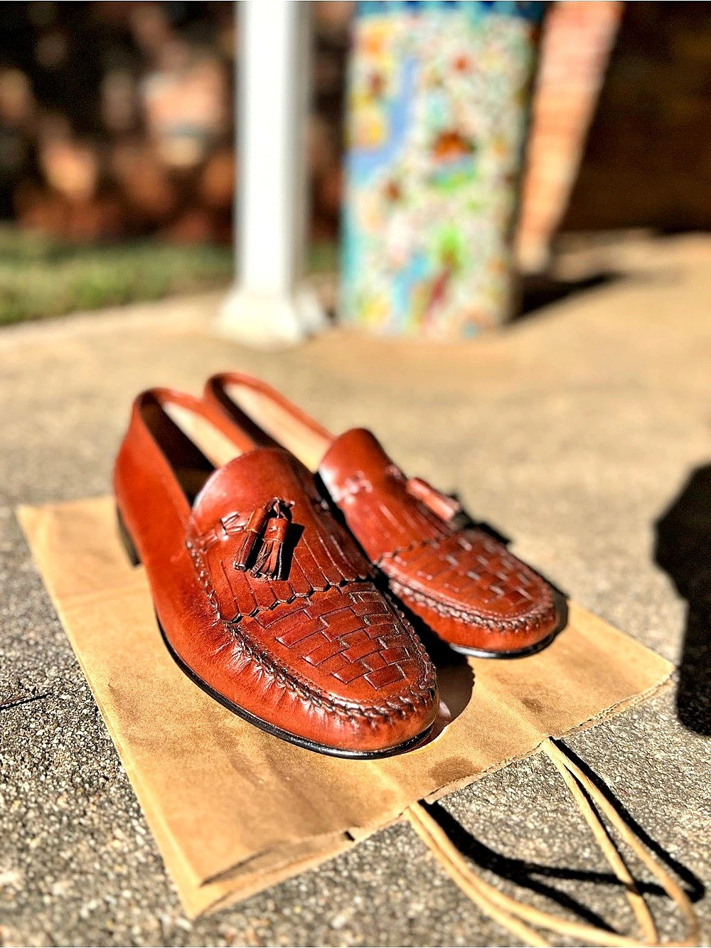 Giorgio Brutini Tassel loafer Leather Loafers in Brown Men’s 10.5